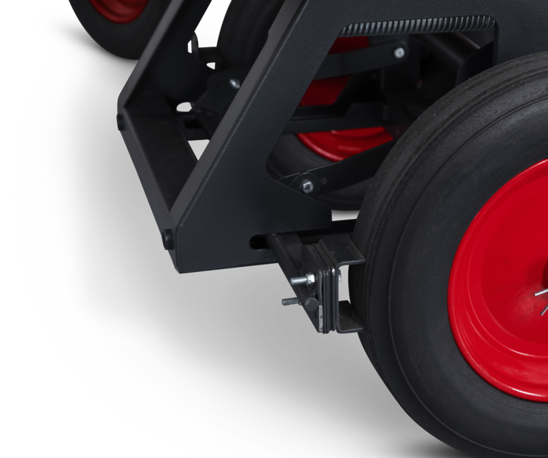 Armorgard TT1 PRO close safestop braked wheel