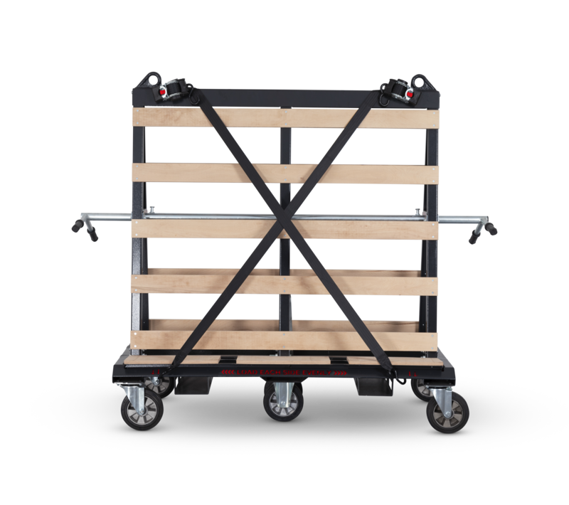 Armorgard LA1500 PRO front straps over frame