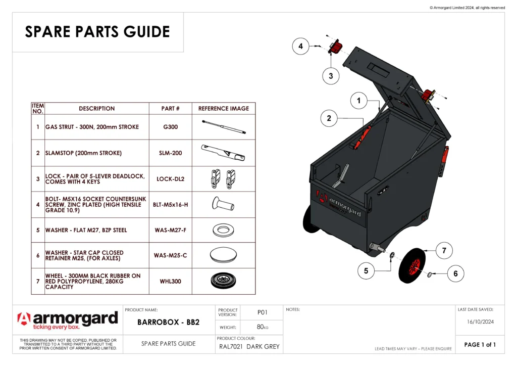 BarroBox BB2 Spare Parts Guide