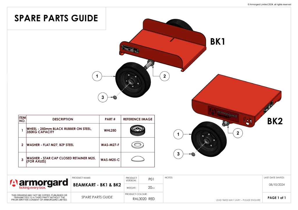 BeamKart Spare Parts Guide