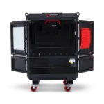 DS2 110 front doors fully open screen on