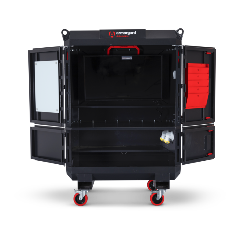 DS2 110 front doors fully open screen on