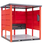 FR200 S front left bench folded