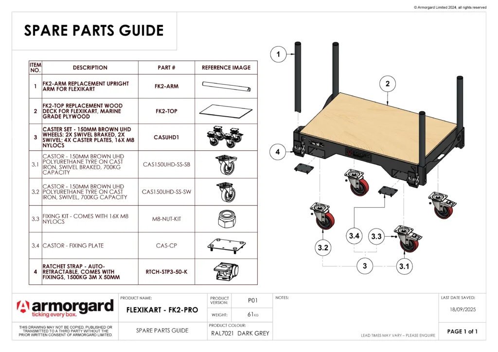 FlexiKart FK2 PRO Spare Parts Guide 20250922 (1)