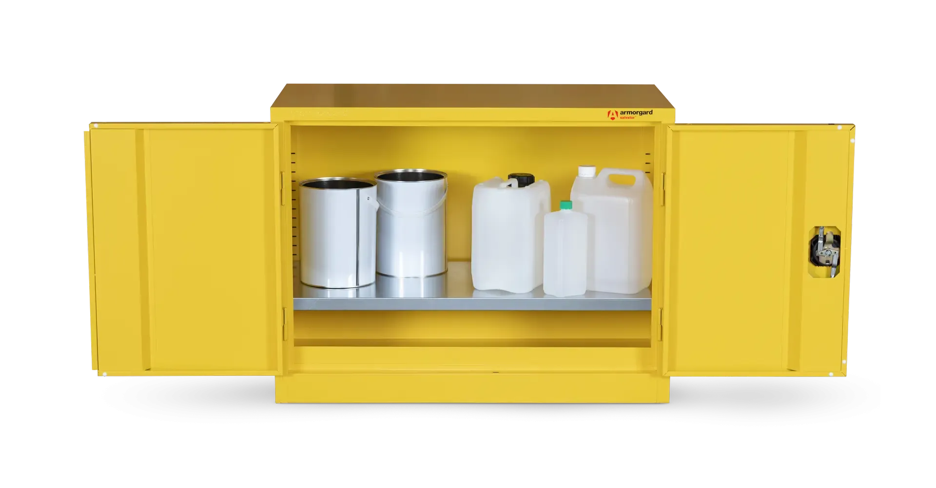 HFC1 front doors open with props