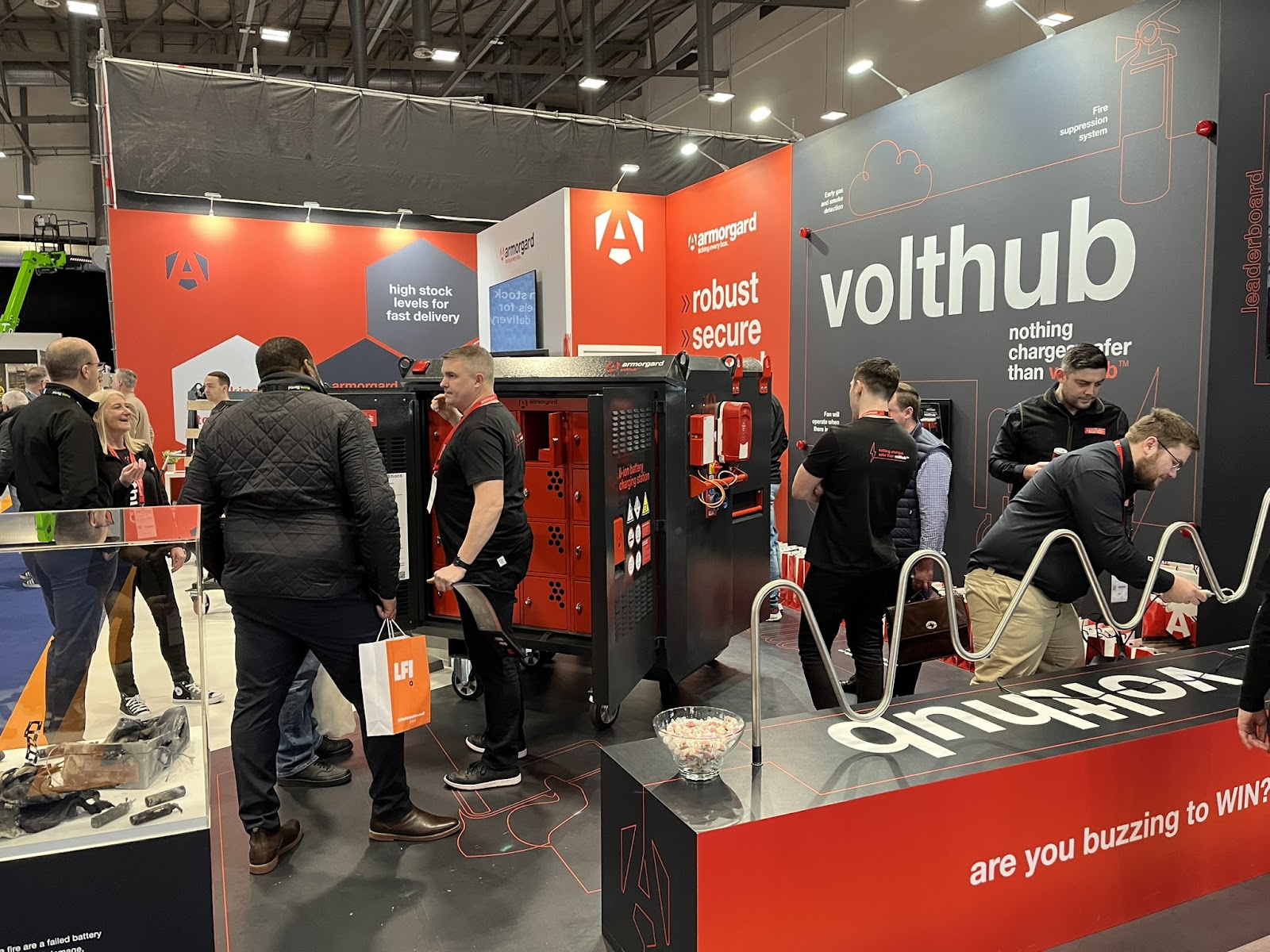 armorgard at ehs showcasing the Volthub