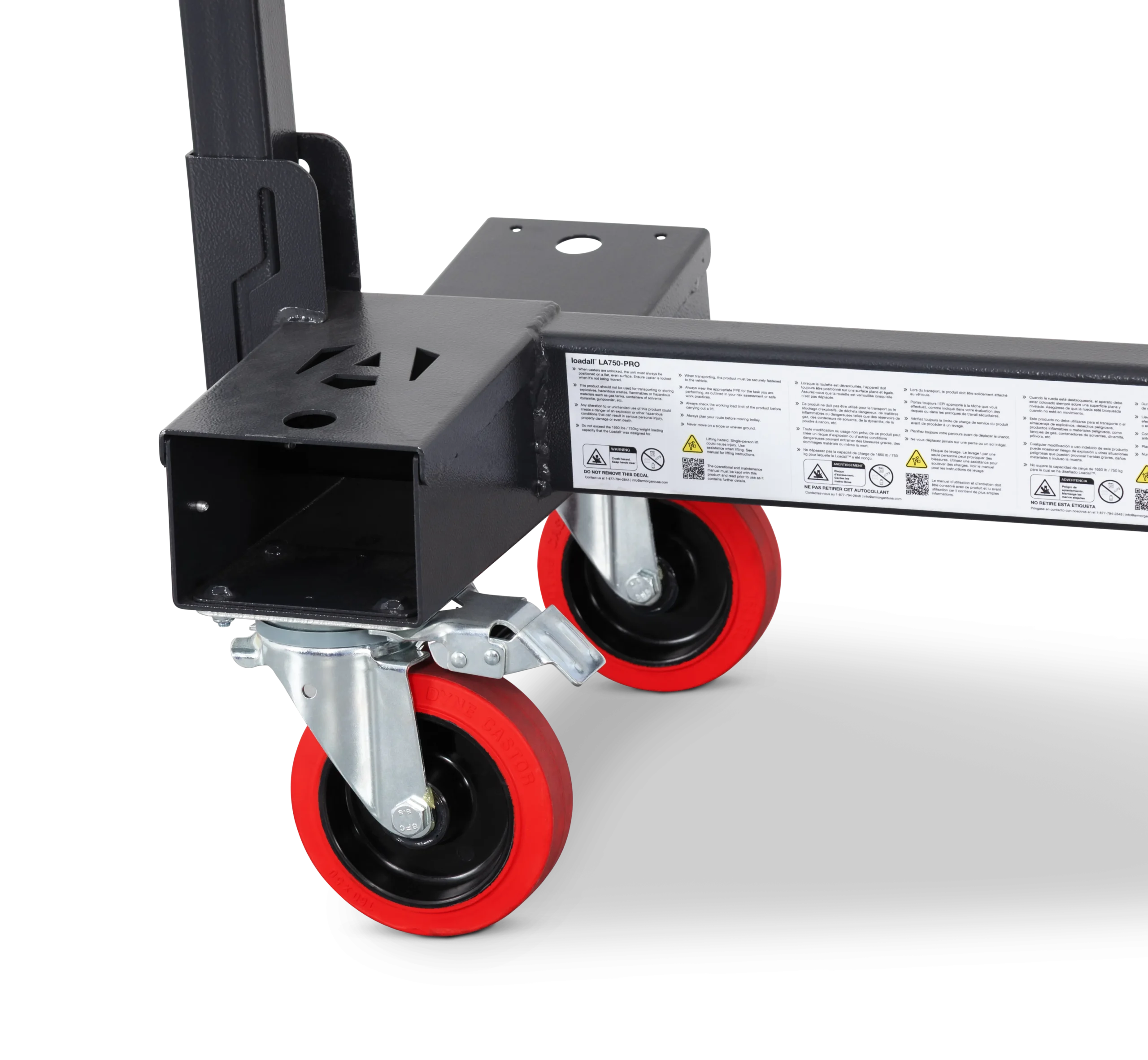 LA750 PRO Close Fork Skid Direction Lock Castor