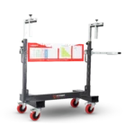 LA750 PRO Front Left Clamps Up Handle Out