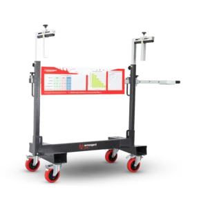 LA750 PRO Front Left Clamps Up Handle Out