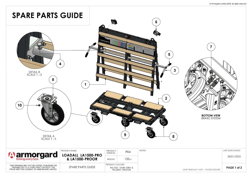 LoadAll LA1500 PRO Spare Parts Guide (1) 1