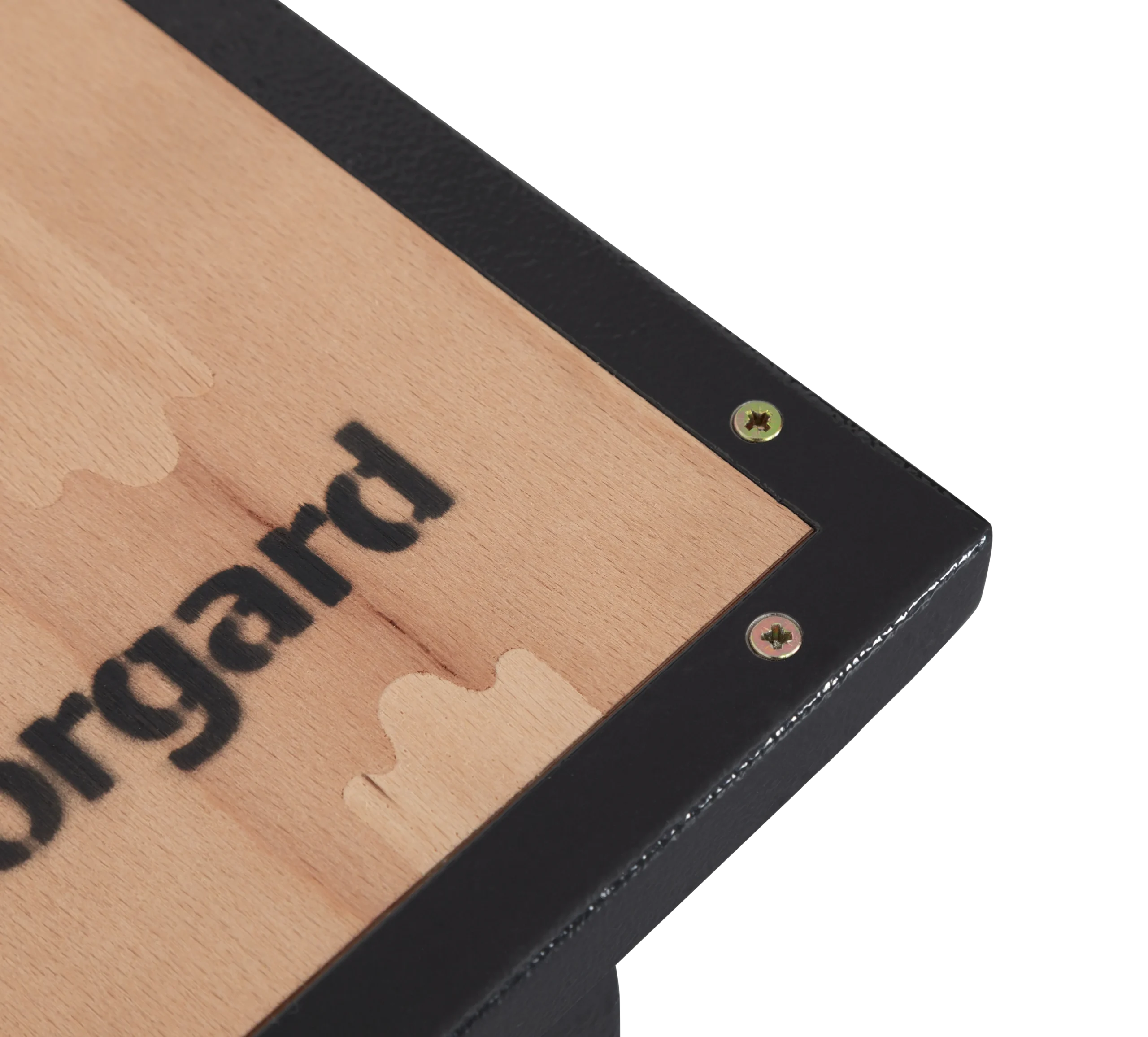 MBH12 Close Timber Worktop Corner Metal Edged