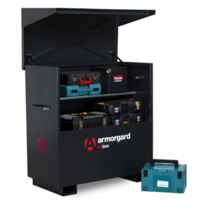 OX4 front left lid open shelf props