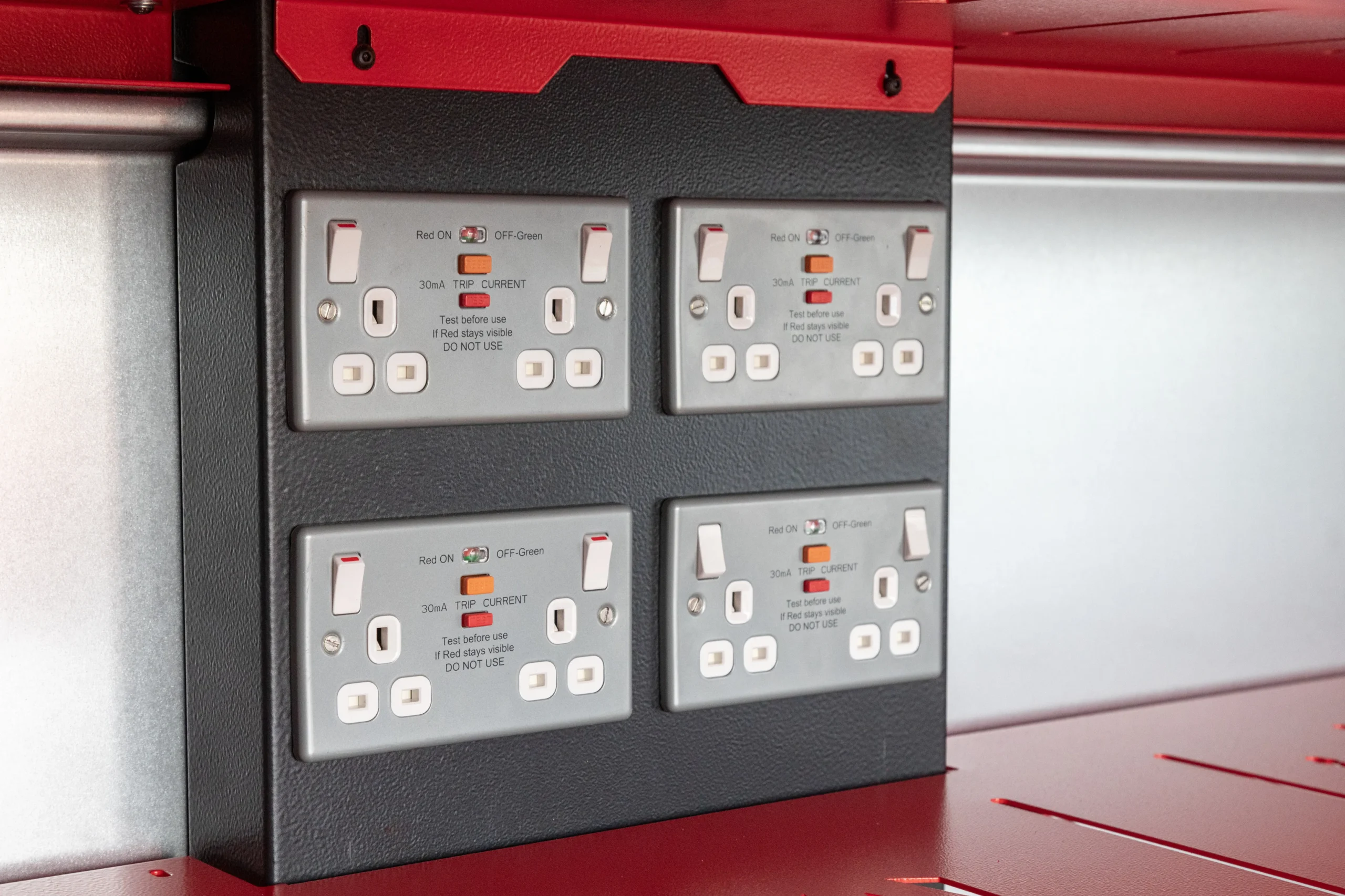 PWR2 Close Electric Sockets On Shelf