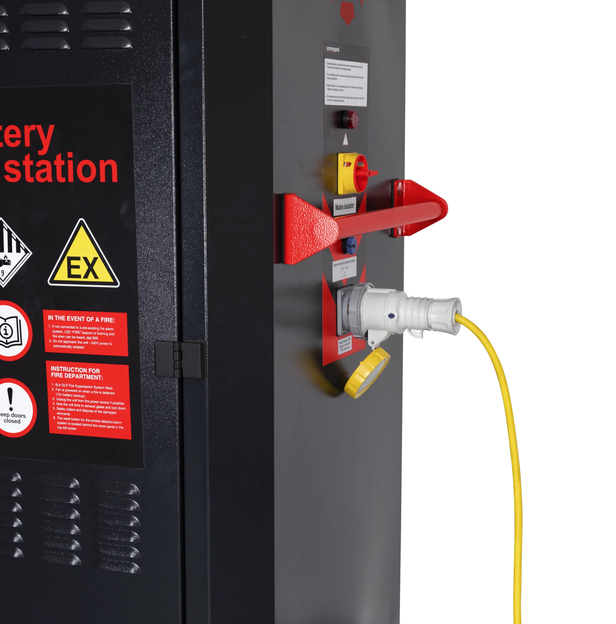 VH16 110 Close Side Panel Ports 110v Socket