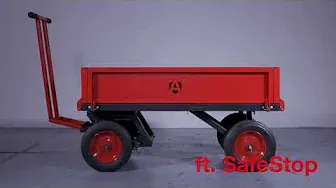 A showcase image of a SafeStop, the image has text written on it saying ft. SafeStop