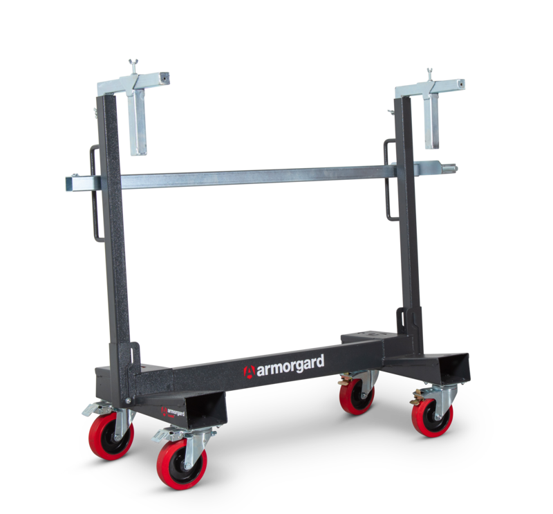 la750 pro front left clamps down handle in