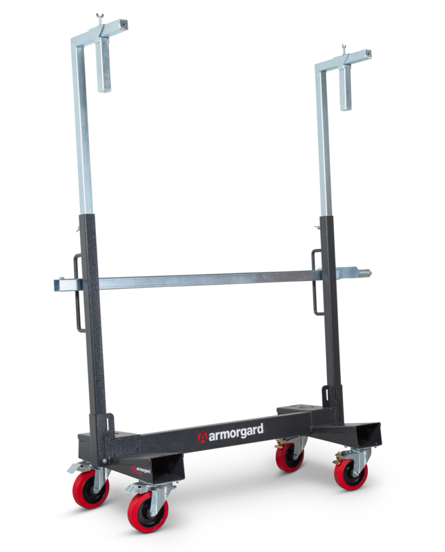 la750 pro front left clamps up handle in
