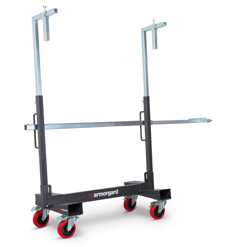 La750 Pro Front Left Clamps Up Handle Out